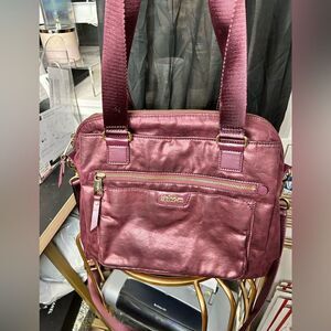 Kipling Metallic Burgundy Shoulder bag